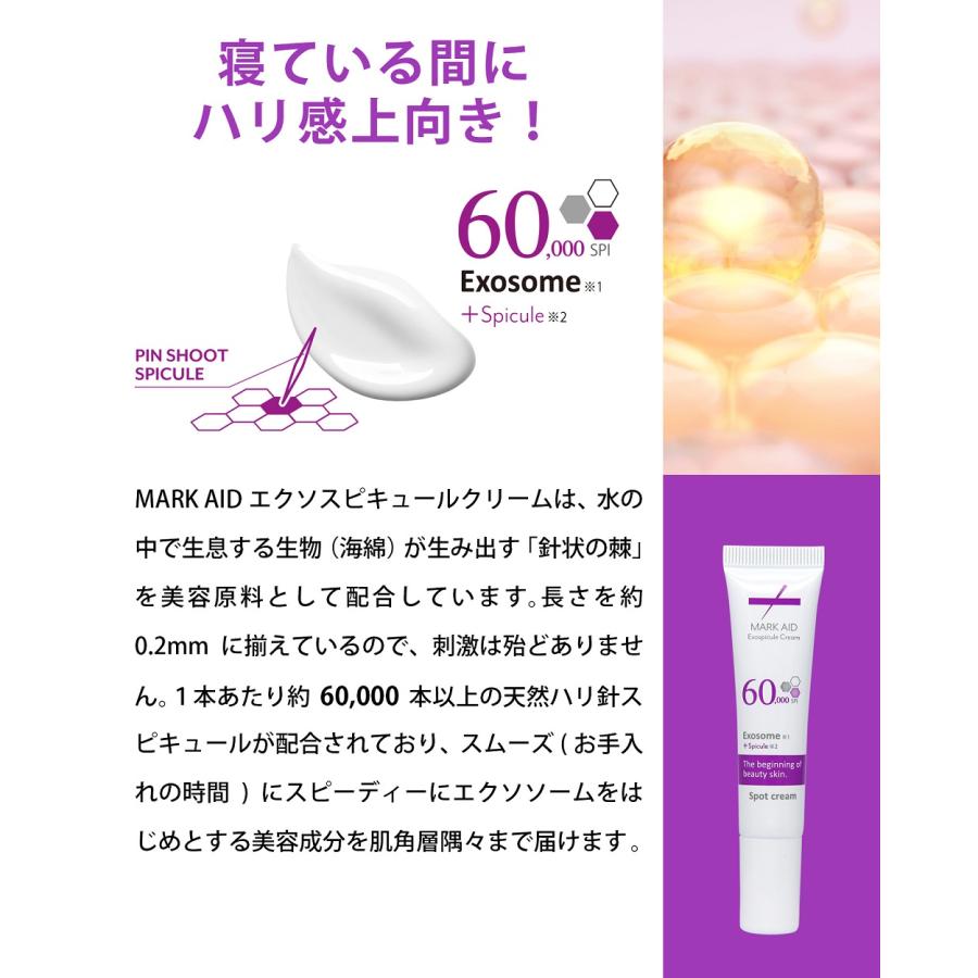 クリーム MARK AID マークエイド エクソスピキュール 15g 針 キメ ハリ