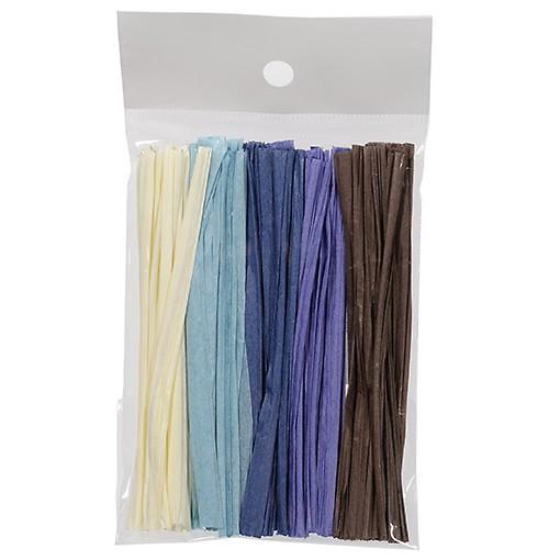 富澤商店 和紙タイ10cm （青系5色） / 50本 公式 : 富澤商店 業務用