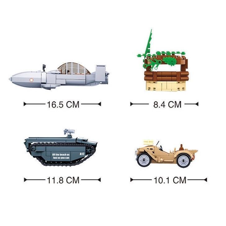 LEGO レゴ 互換 ブロック 模型 プラモデル WW2 硫黄島の戦い セット 日本軍 米軍 US ミニフィグ 大人 子供 人形 誕プレ 軍隊 軍事｜waay-st｜09