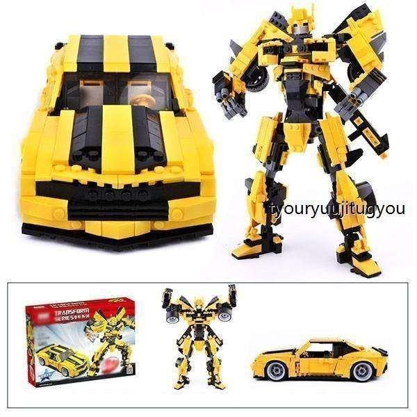 レゴ レゴ交換品 交換品 トランスフォーマー Bumblebee 車 変身 Autobot Officers 知育玩具 おままごと 子供玩具 遊び 男の子 人物｜waay-st｜07