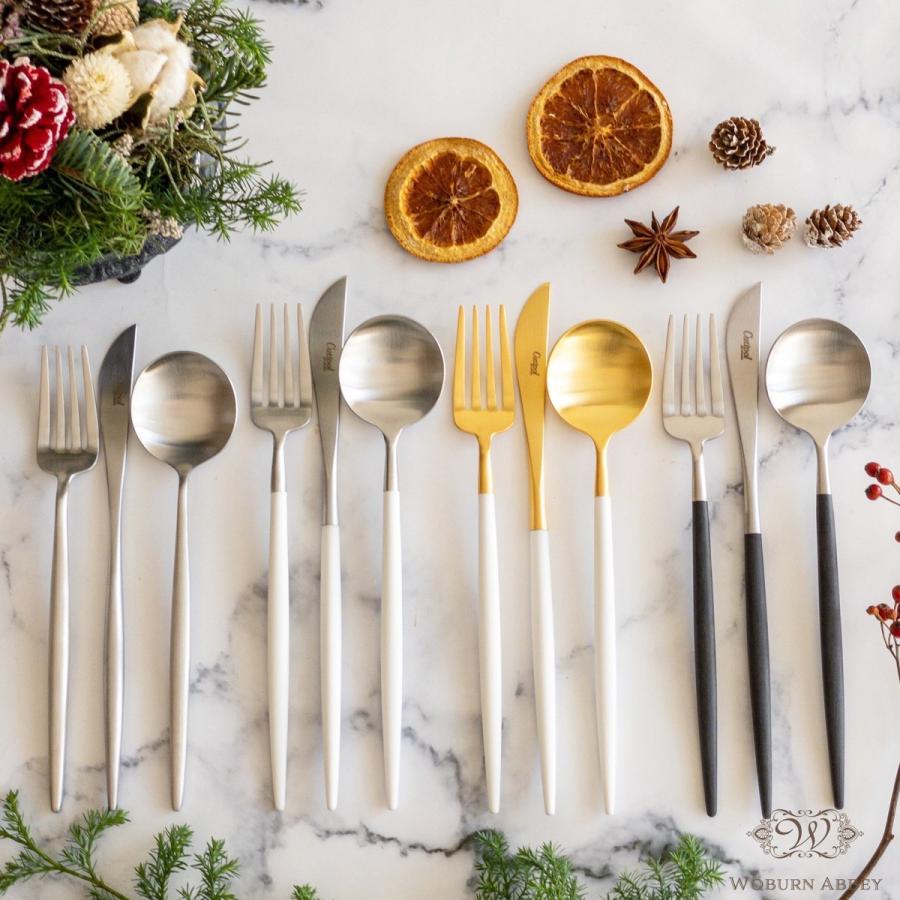 大好評ですクチポール ゴア テーブルスプーン 大 ディナー 白 ホワイト