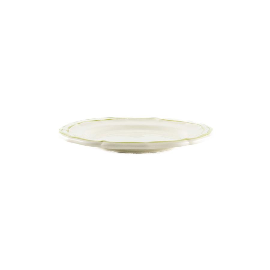 GIEN ジアン フィレ ヴェール 中皿 小 16.5cm 黄緑 プレート 取り皿
