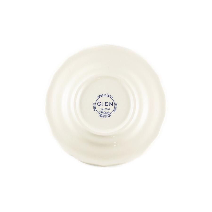 GIEN ジアン フィレ ヴェール 中皿 小 16.5cm 黄緑 プレート 取り皿