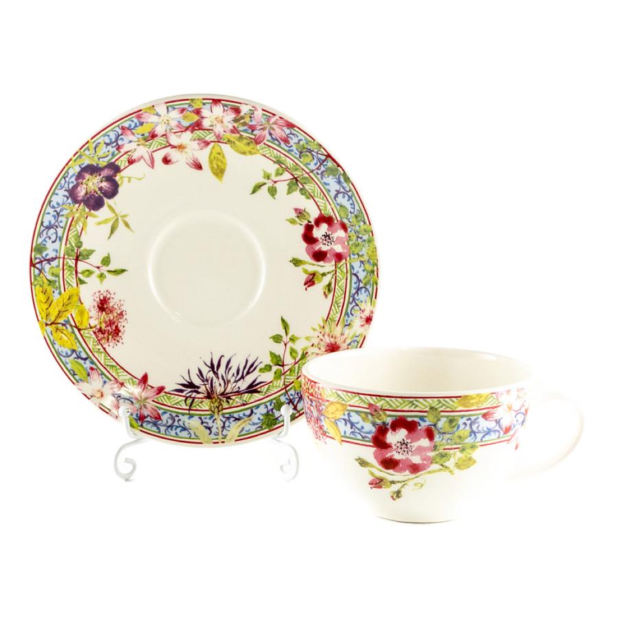 GIEN 正規輸入品 ジアン ミルフルール ティーカップ＆ソーサー 