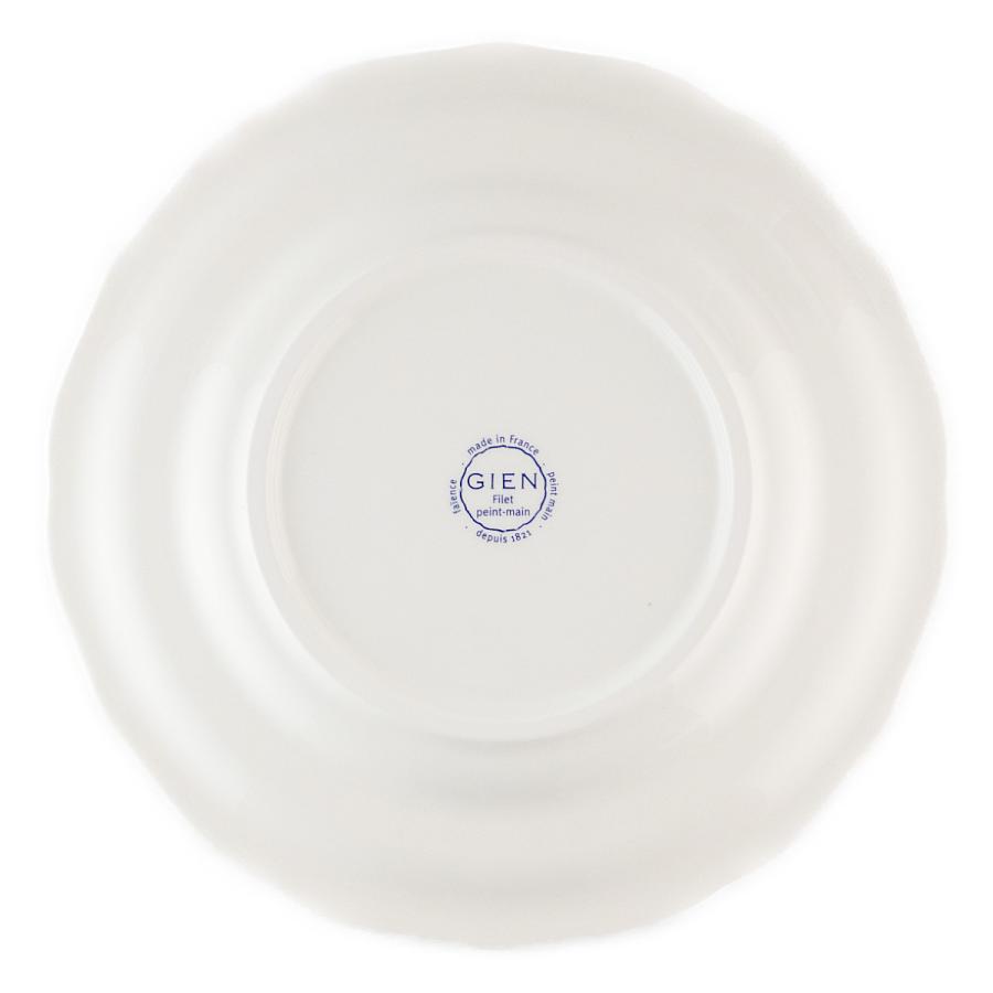 GIEN ジアン フィレ ローズ 大皿 26cm ピンク リム ディナー ワン