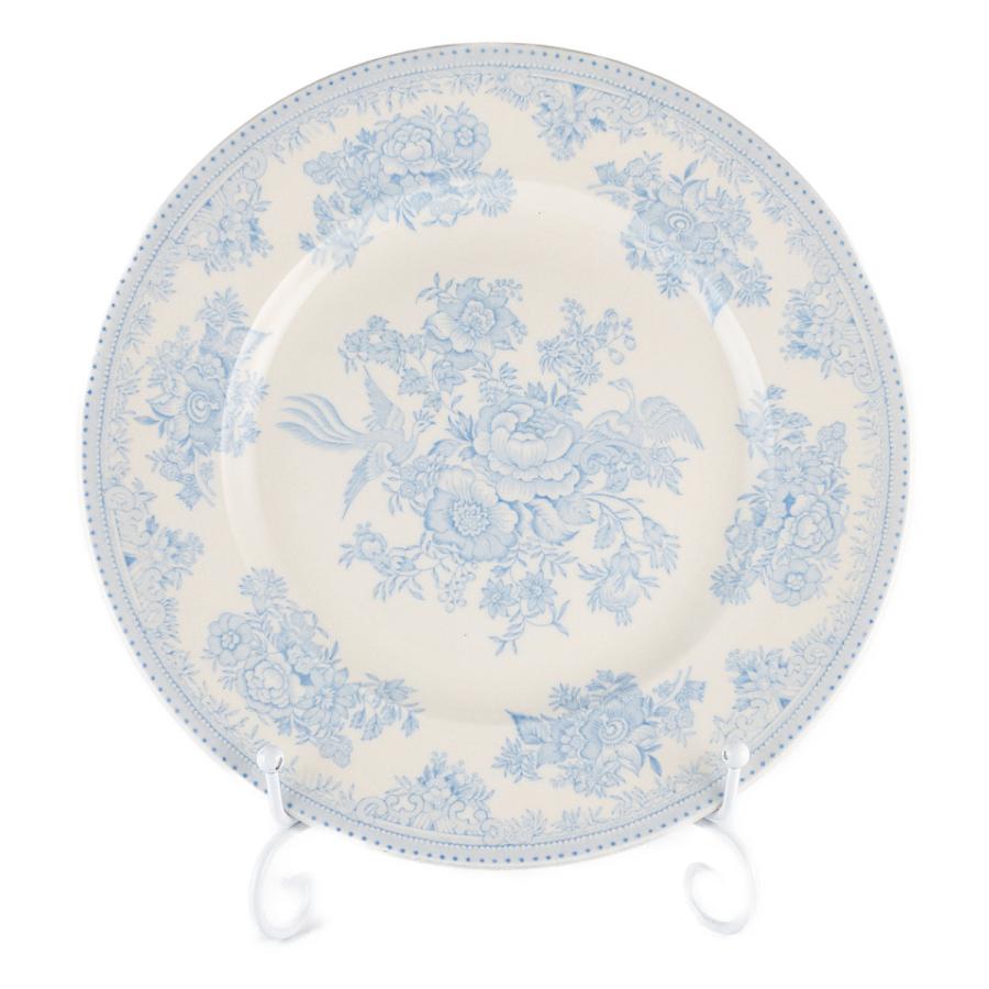BURLEIGH バーレイ ブルー アジアティックフェザンツ 大皿 25.5 BURLEIGH バーレイ ブルー アジアティックフェザンツ 大皿 25.5