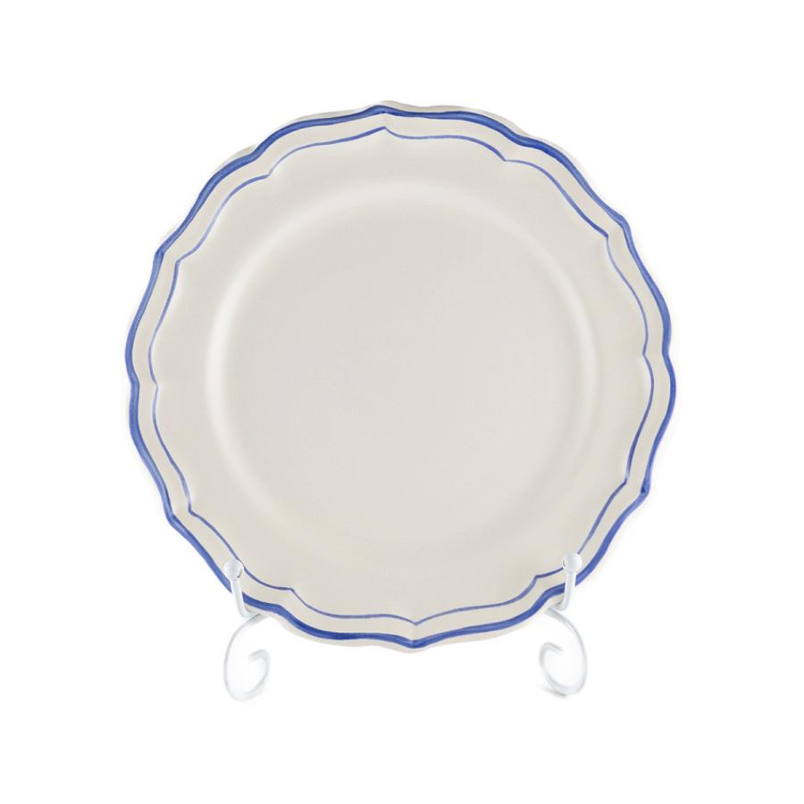 GIEN 正規輸入品 ジアン フィレ ブルー プレート 23.2cm 中皿 大皿 青 