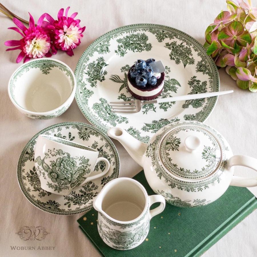 BURLEIGH バーレイ グリーン アジアティックフェザンツ 中皿 BURLEIGH バーレイ グリーン アジアティックフェザンツ 中皿