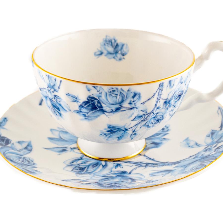 Aynsley 正規輸入品 エインズレイ エリザベスローズ ブルー Aynsley 正規輸入品 エインズレイ エリザベスローズ ブルー