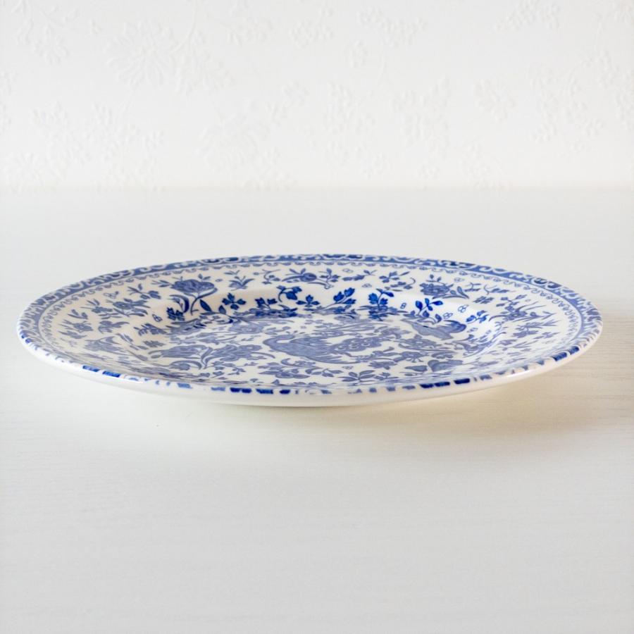 BURLEIGH バーレイ リーガルピーコック ブルー 中皿 リム 22cm BURLEIGH バーレイ リーガルピーコック ブルー 中皿 リム 22cm