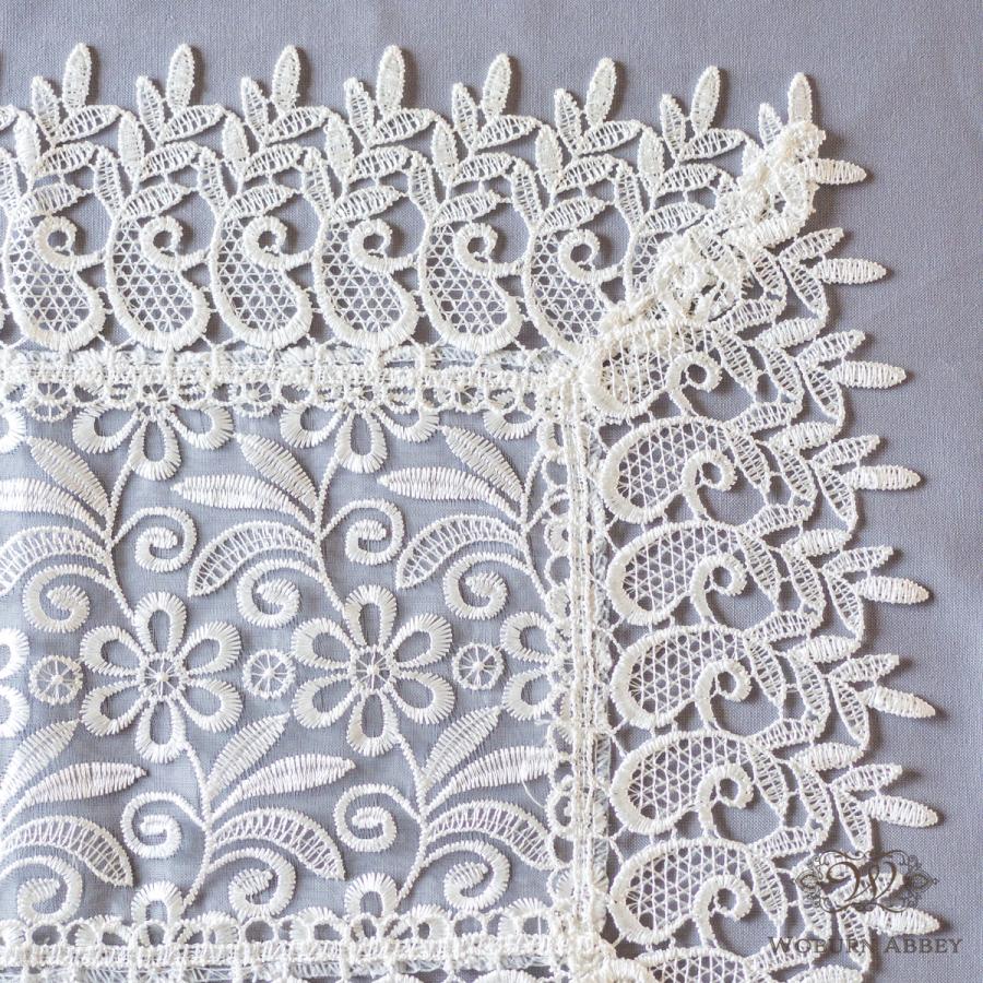 テーブルセンター レース 布 小 刺繍 白 ホワイト おしゃれ テーブルセンター レース 布 小 刺繍 白 ホワイト おしゃれ