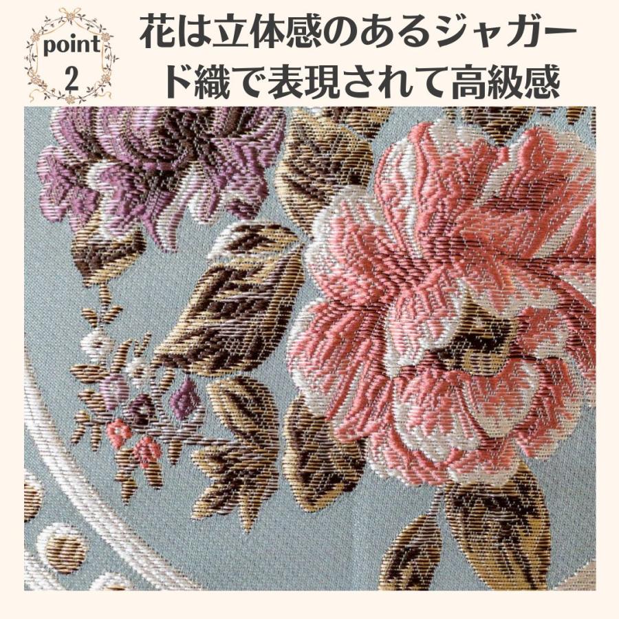 クッションカバー 45×45用 おしゃれ 高級感 青 ブルー 花柄 バラ クッションカバー 45×45用 おしゃれ 高級感 青 ブルー 花柄 バラ