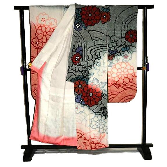 中古振袖 長襦袢セット 中古 着物 送料無料 リサイクル着物 最高峰 