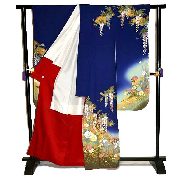 振袖 長襦袢セット 送料無料 リサイクル着物 最高級 新品同様 暈し染め 