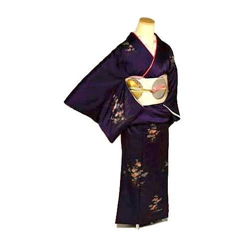 □大きめサイズ□しつけ付き 未使用 花柄 金彩 訪問着 付下げ 正絹 付