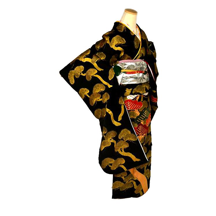 振袖 中古 着物 送料無料 リサイクル着物 最高峰 新品同様 金彩 金駒 