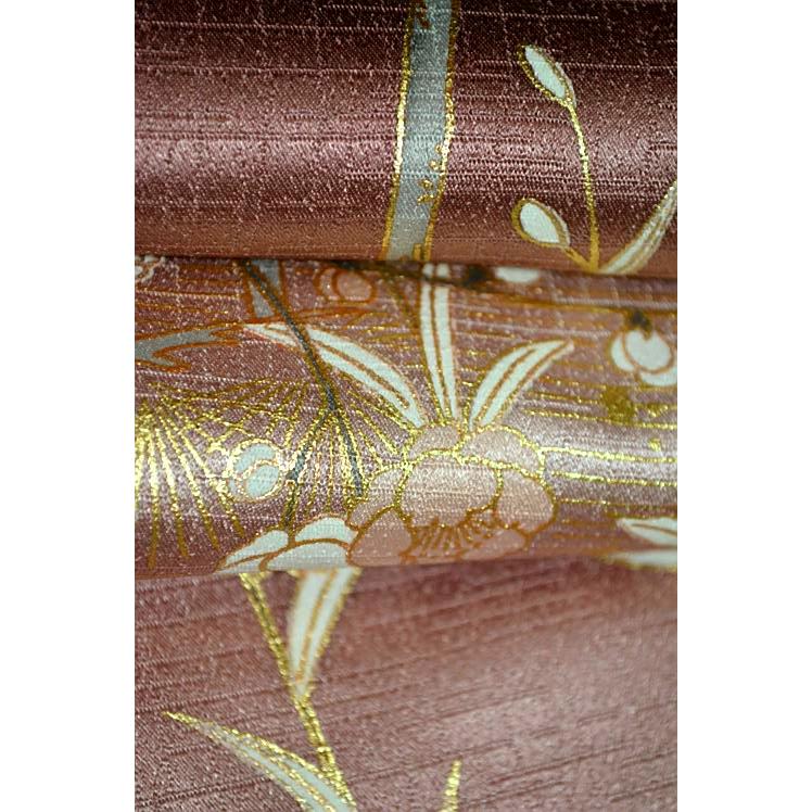 訪問着 中古 着物 送料無料 最高級 新品同様 光沢 金彩 暈し染め 柳花