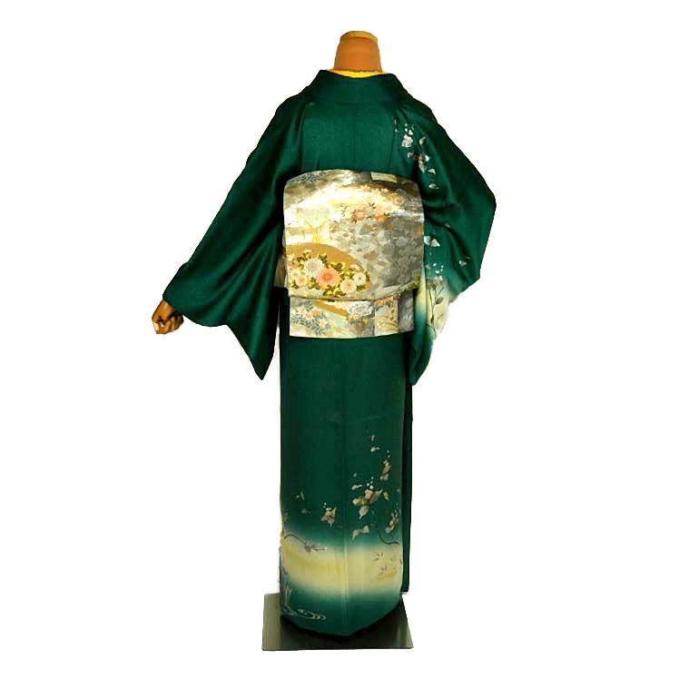 訪問着 中古 着物 送料無料 リサイクル着物 最高級 美品 たたき染め 暈 