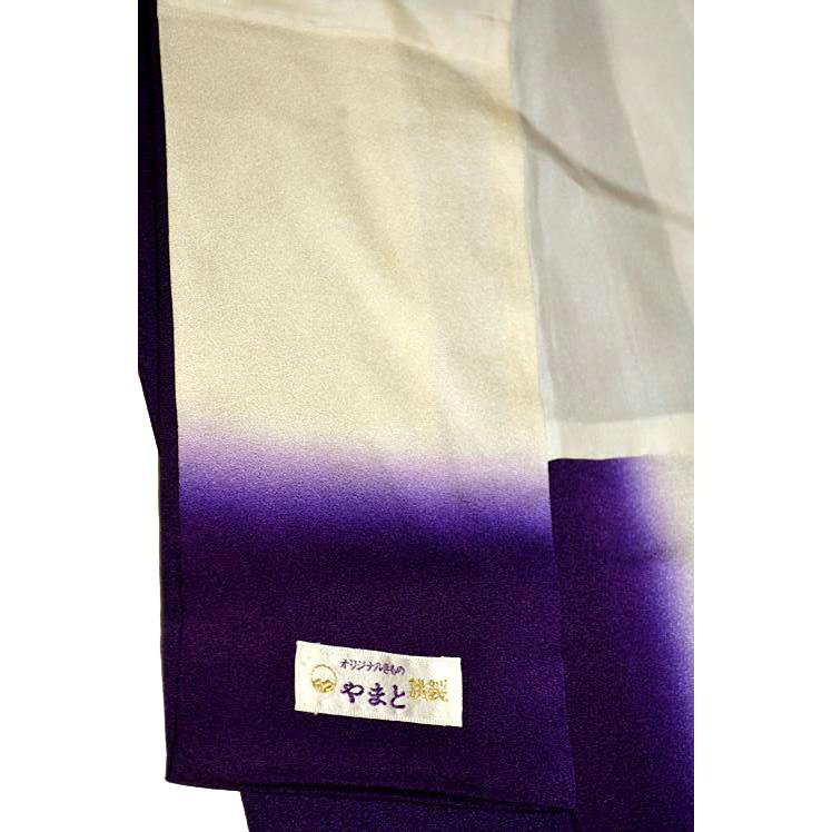 〜kyusakily〜振袖 紫色と白の孔雀刺繍 フルセット（7点セット） kyusakily〜振袖 紫色と白の孔雀刺繍 フルセット（7点セット） kyusakily様