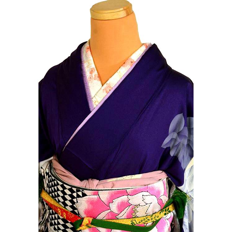 振袖セット 紺地 古典 やまと誂製 振袖セット 紺地 古典 やまと誂製