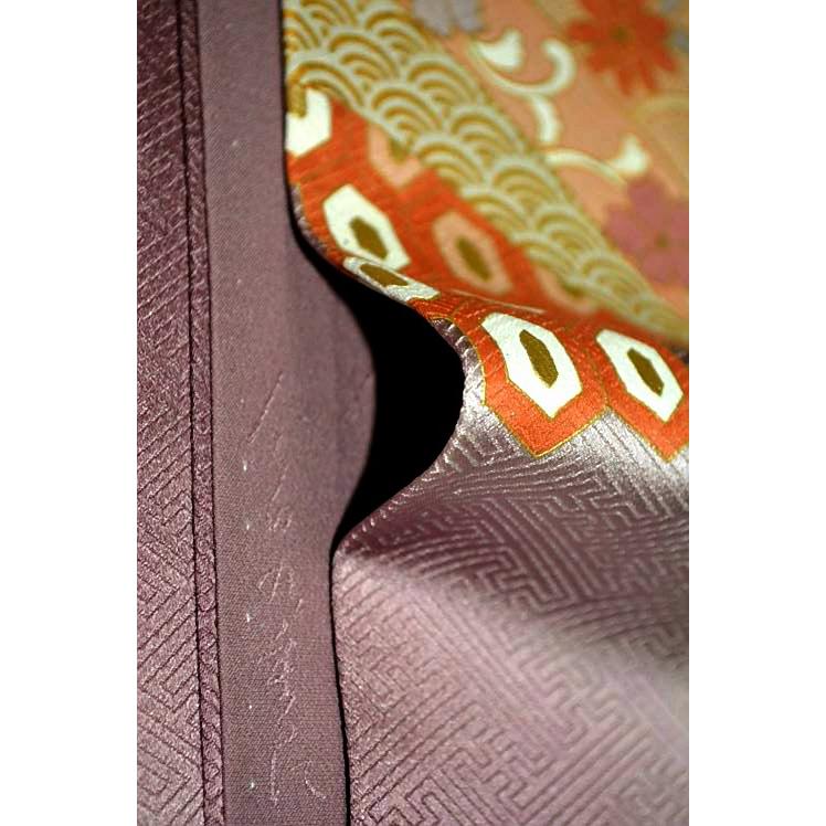 色留袖 中古 送料無料 最高級 新品同様 暈し染め 本金箔 金駒シシュウ