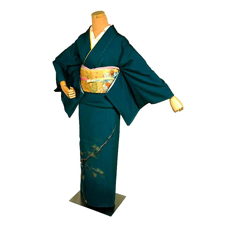 訪問着フルセット　友禅　作家物　暈し染め トールサイズ　未使用品　裄68cm 訪問着フルセット 友禅 作家物 暈し染め トールサイズ 未使用品 裄