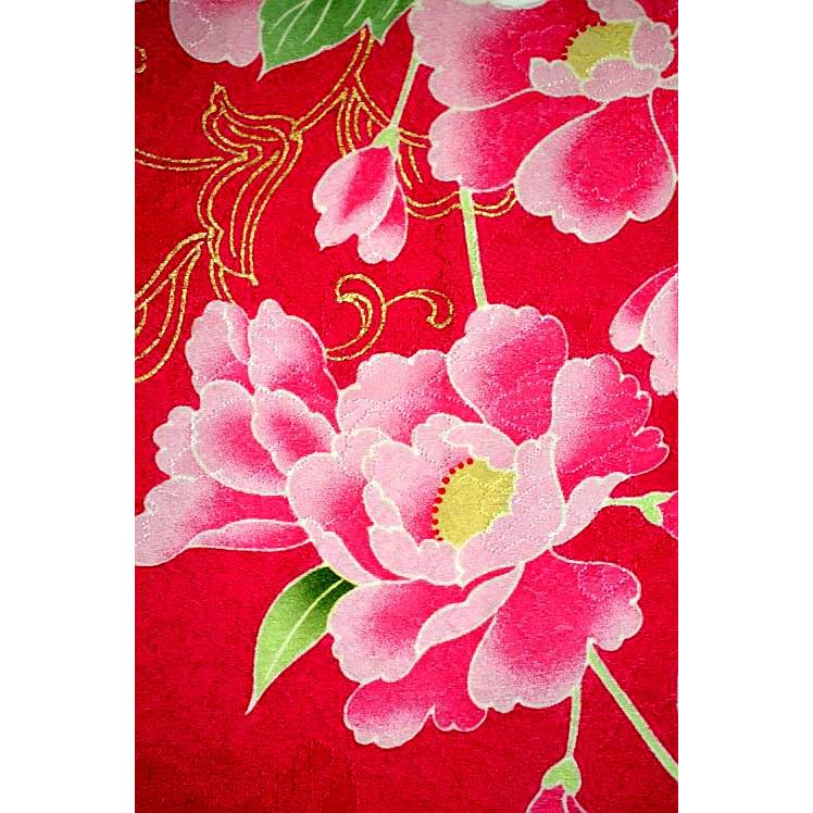 可愛い振袖 中古 着物 送料無料 最高峰 新品同様 暈し染め 金彩 シシュウ 花尽くし 牡丹 花柄 身丈164ｃｍ 裄丈66ｃｍ 黄色 正絹 成人式_12