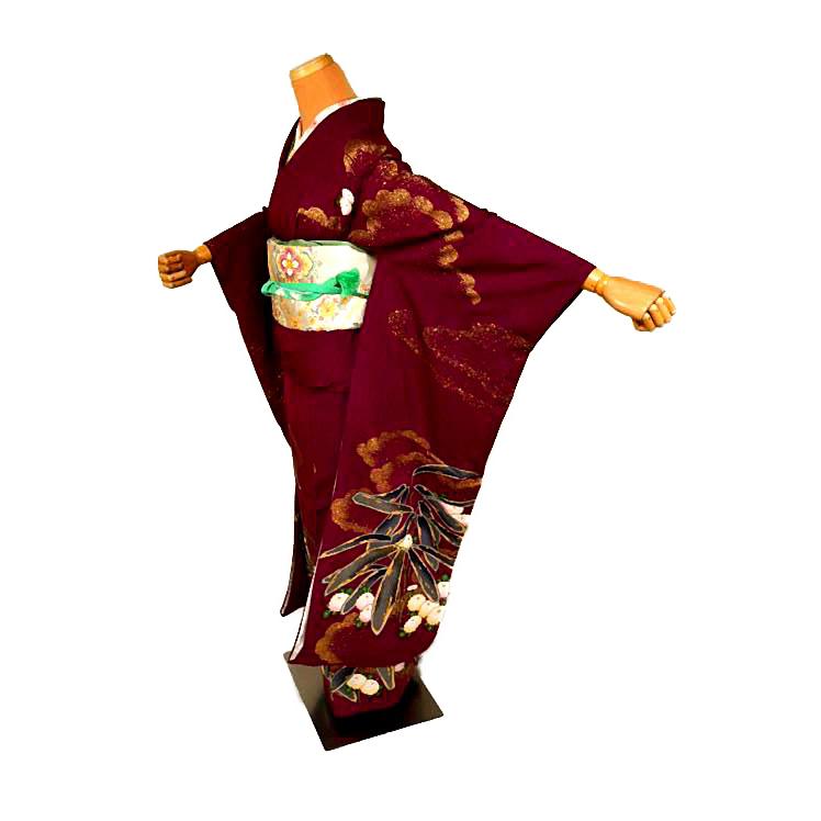 振袖フルセット、正絹振袖セット、新品未使用、花井幸子 振袖フル