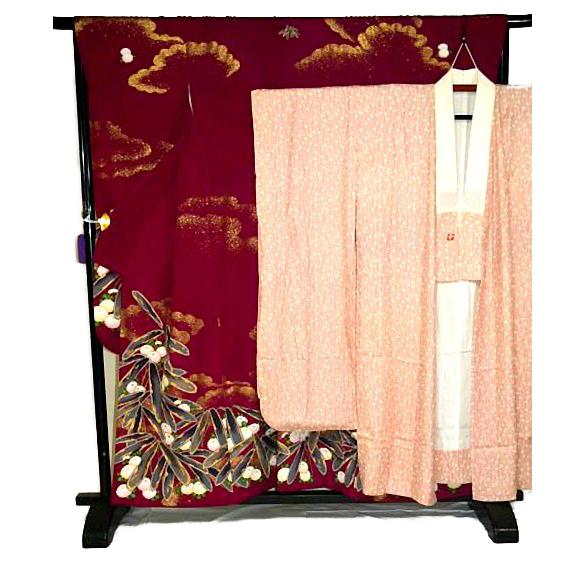 振袖 長襦袢セット 送料無料 身丈157.5cm 裄丈67.5cm 最高峰