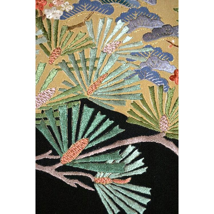 黒留袖 中古 着物 送料無料 最高峰 未使用品 作家物 蘇州