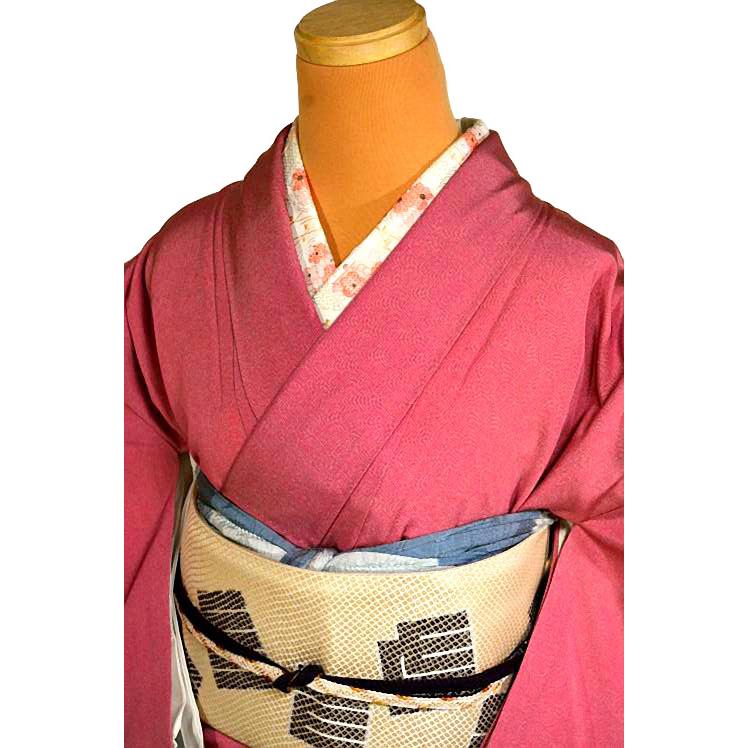 江戸小紋 中古 着物 送料無料 最高級 美品 作家物 極鮫 身丈163cm 裄 