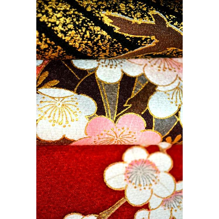 振袖 中古 着物 送料無料 最高級 新品同様 暈し染め 金彩 金駒シシュウ