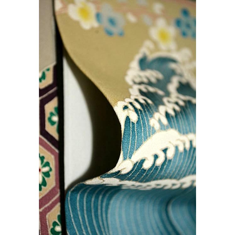 本加賀友禅 黒留袖 寺西一紘 作家物 花柄 正絹 袷 広衿 比翼付 落款入 本場加賀友禅染 礼装 フォーマル 仕立て上がり 身丈159cm 黒留袖 本場加賀友禅 寺西一紘 花に短冊 - からん::アンティーク着物