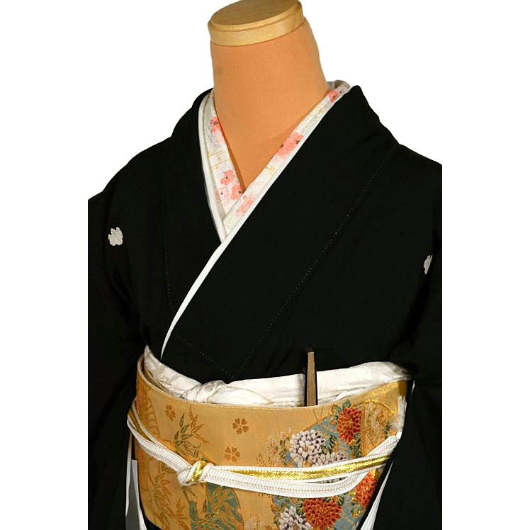 黒留袖 中古 着物 送料無料 最高峰 美品 本場加賀友禅作家 藤島信二