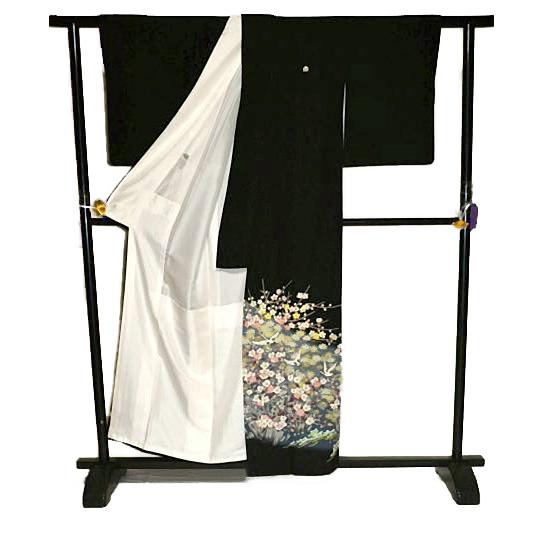 黒留袖 中古 着物 送料無料 最高峰 新品同様 本場加賀友禅作家 小田