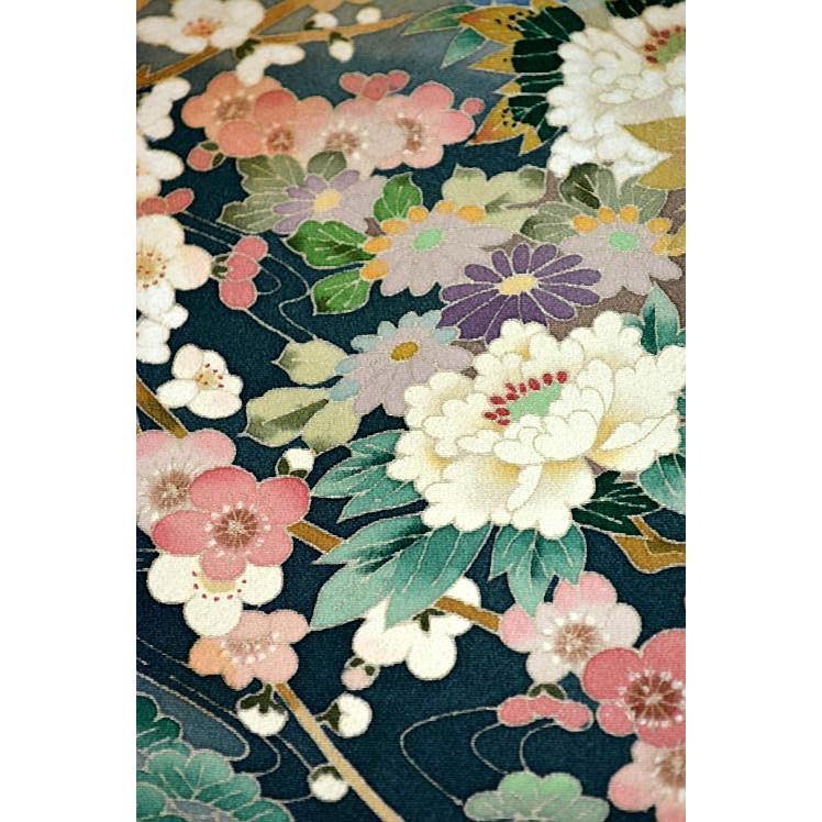 黒留袖 中古 着物 送料無料 最高峰 本場加賀友禅作家 佐藤潤 弘前城