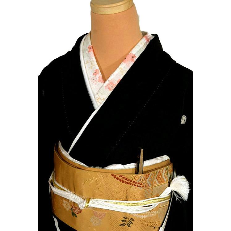 黒留袖 中古 着物 送料無料 最高峰 本場加賀友禅作家 佐藤潤 弘前城
