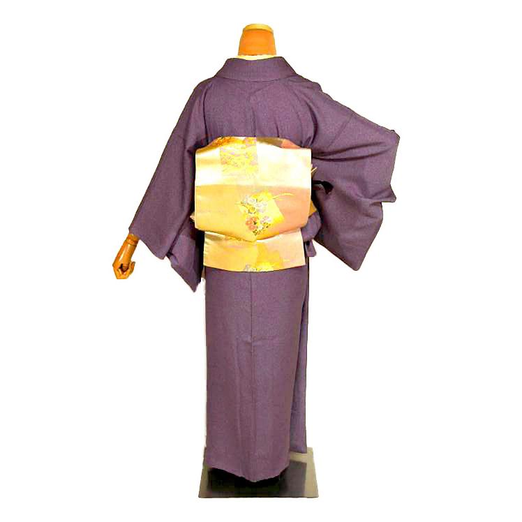 江戸小紋 中古 着物 送料無料 最高級 美品 作家物 べにばな 1つ紋 身丈
