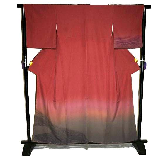 付下げ 中古 着物 送料無料 最高級 未使用品 作家物 裾暈し染め 身丈160.5ｃｍ 裄丈64.5ｃｍ 正絹 フォーマル_5