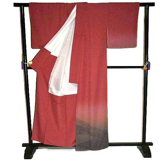 付下げ 中古 着物 送料無料 最高級 未使用品 作家物 裾暈し染め 身丈160.5ｃｍ 裄丈64.5ｃｍ 正絹 フォーマル_6