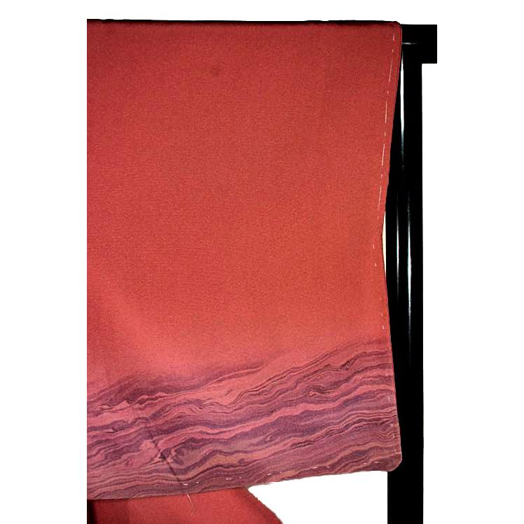 付下げ 中古 着物 送料無料 最高級 未使用品 作家物 裾暈し染め 身丈160.5ｃｍ 裄丈64.5ｃｍ 正絹 フォーマル_7