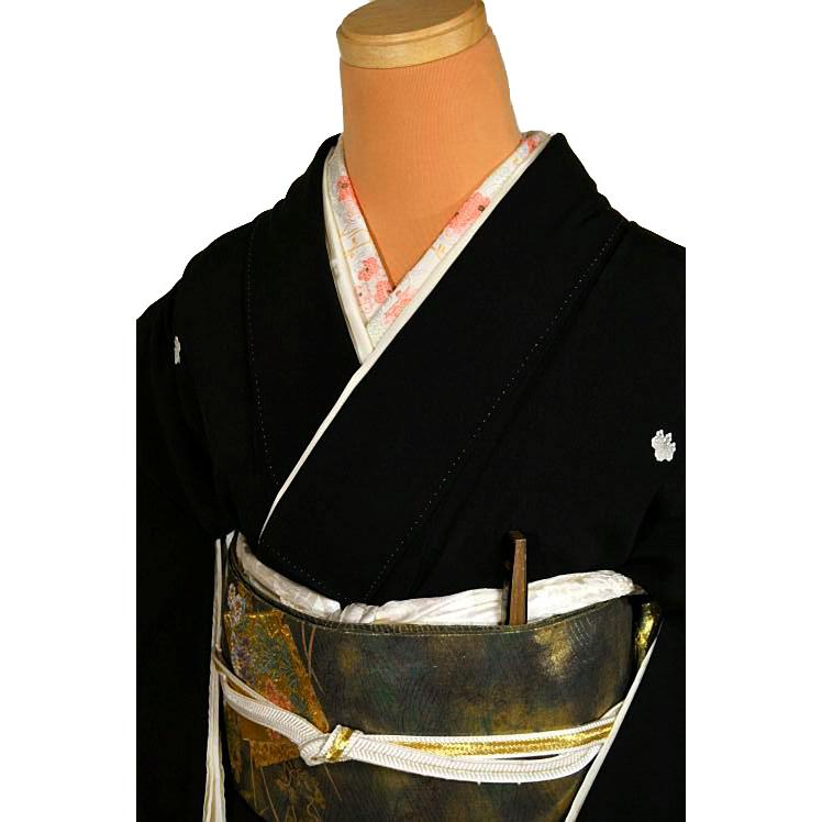 黒留袖 中古 送料無料 最高峰 美品 京の名工 螺鈿美術工芸作家 甲斐 