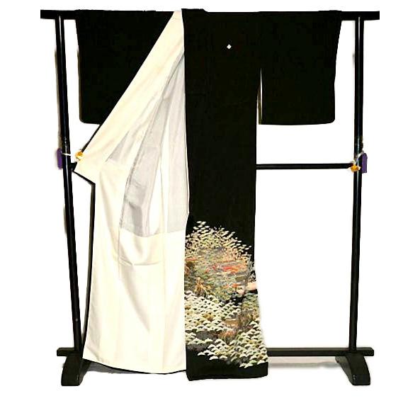 黒留袖 中古 送料無料 最高峰 美品 次代重鎮候補 本場加賀友禅作家