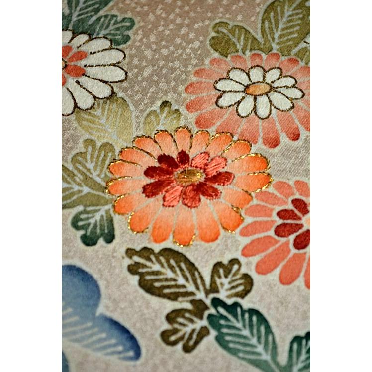 色留袖 中古 着物 最高峰 未使用品 名門上野家 四代目 上野真 二代目 上野為二 笹松梅風景 3つ紋 比翼付き 身丈身丈167cm 裄66cm_16
