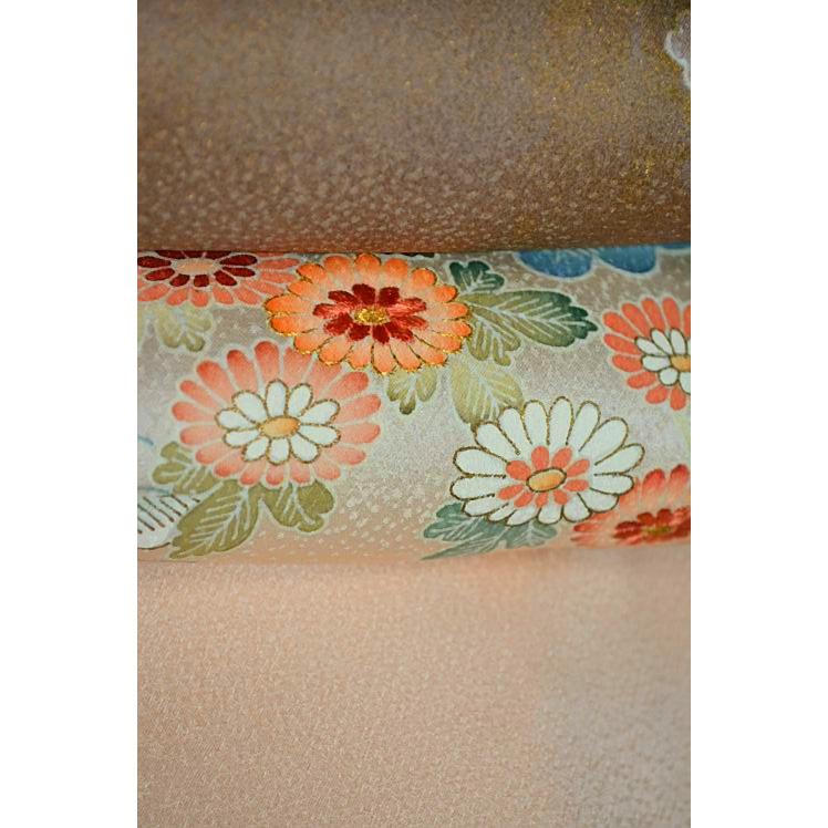 色留袖 中古 着物 最高峰 未使用品 名門上野家 四代目 上野真 二代目 上野為二 笹松梅風景 3つ紋 比翼付き 身丈身丈167cm 裄66cm_17
