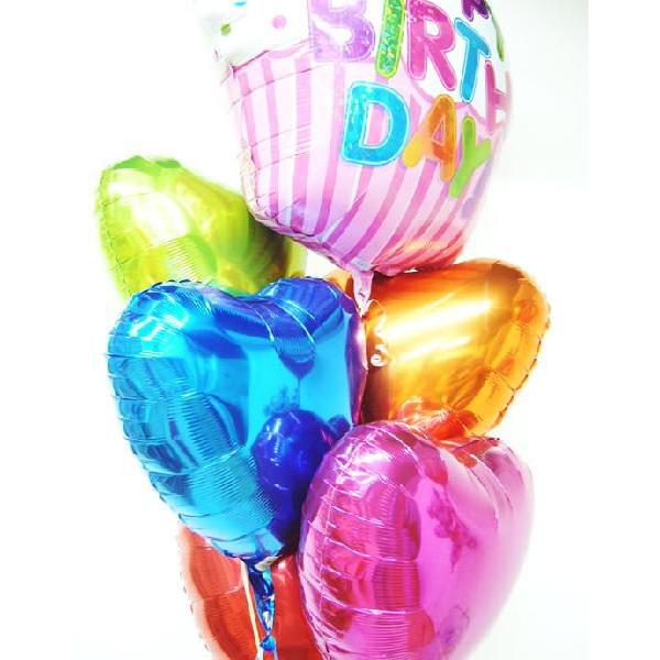 バースデー　パーティー　装飾　電報　バルーン　誕生日　ピンクカップケーキ キャンディ６バルーンセット(200)｜wac-up｜03