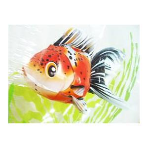 暑中見舞い　残暑見舞い　バルーン電報　風流金魚キャリコ ドット３バルーンセット |  | 02