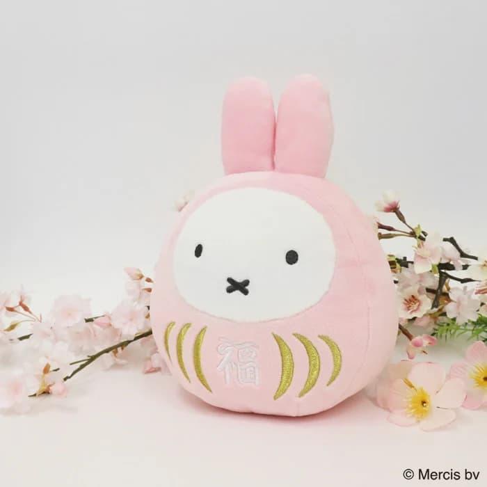 ミッフィー 結婚式 バルーン ブーケ 電報 お祝い 誕生日 出産祝い ぬいぐるみバルーンラッピングギフト選べる9インチバルーン＆ミッフィー福だるまS＜桜満開＞_9