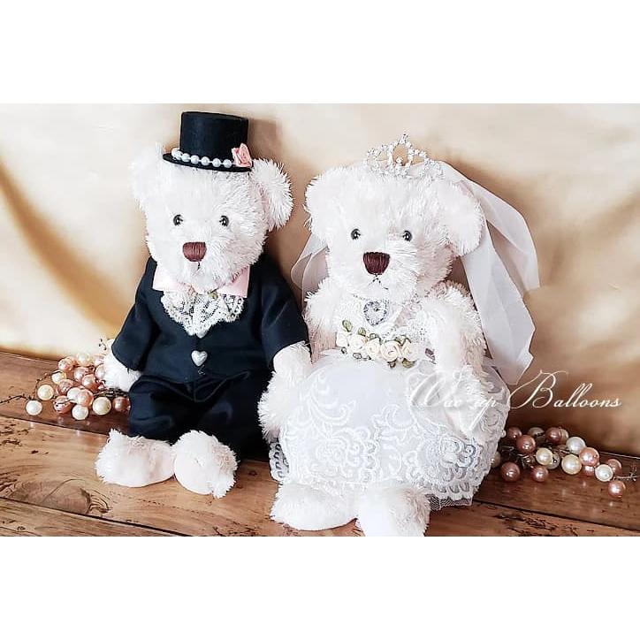 ウェディング ドール ベア くま うさぎ 結婚式 祝電 バルーン電報