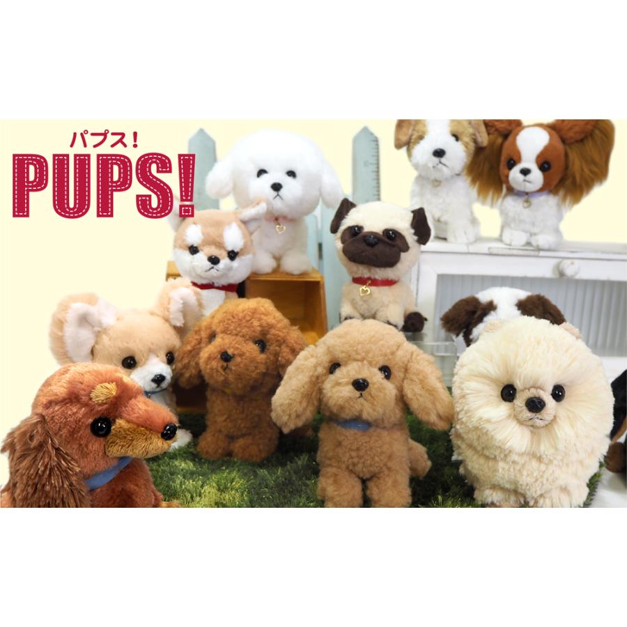 誕生日 プレゼント 花束 バルーン電報 犬 チワワ トイプードル ミニチュアダックス ポメラニアン レトリバー 柴犬 誕生日ピンクドット花束付ぬいぐるみPUPS |  | 03